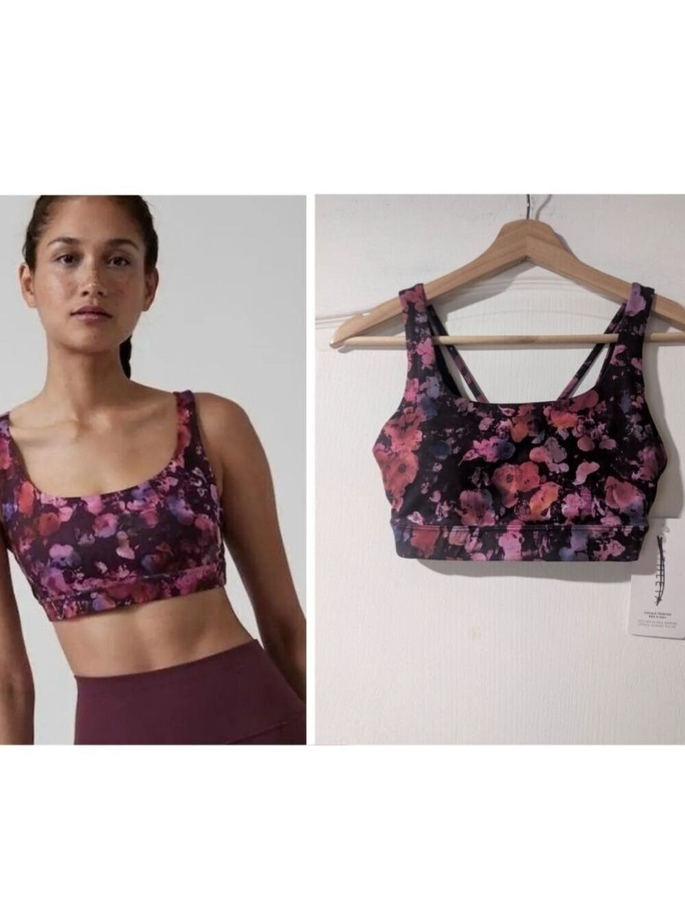 Athleta | Exhale Sports Bra D-DD In Dappled Bloom Floral